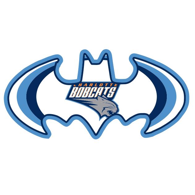 Charlotte Bobcats Batman Logo DIY iron on transfer (heat transfer) Charlotte Bobcats Batman Logo DIY iron on transfer (heat transfer)